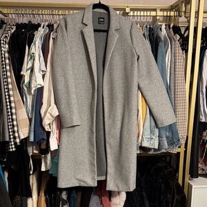 Zara Women's Classic Gray Overcoat